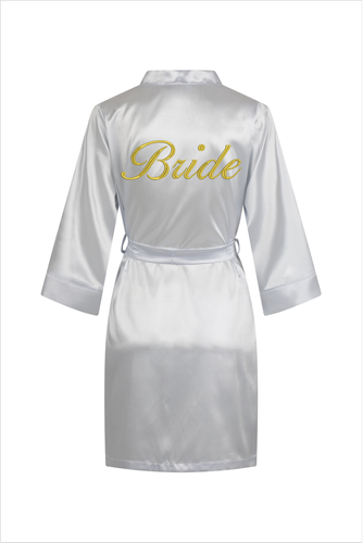 Халат нареченої Bride ByShelly, - білий/золотистий