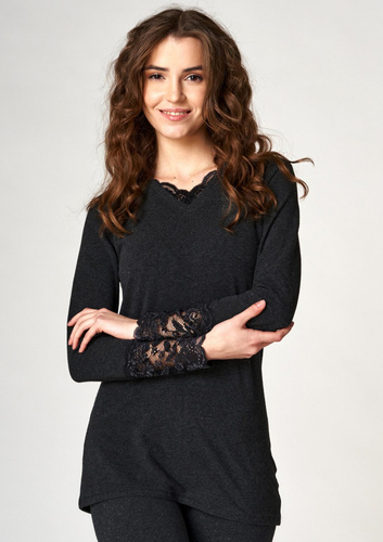 Кофта жіноча бавовняна LVD 729 Hot Touch Key - чорний