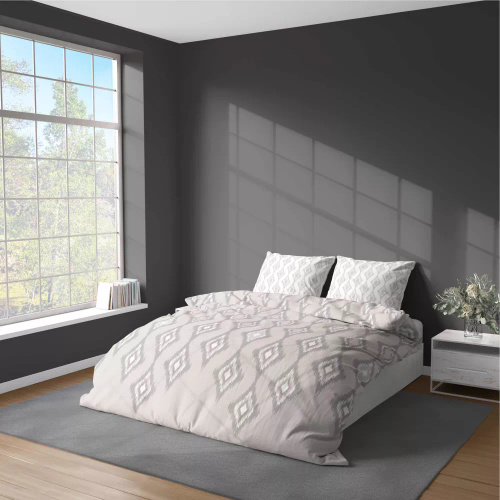 Постільна білизна з мікрофібри 5031 A geometria Detexpol, - пудрово-рожевий