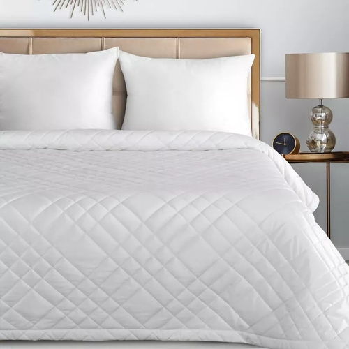 Eurofirany Ria 6 покривало велюрове декоративне білий