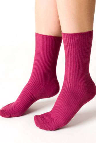 Жіночі шкарпетки в рубчик Art. 062 Steven, - бордові