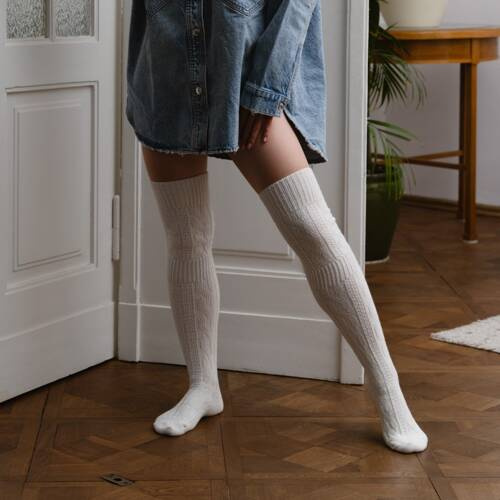 Заколінки жіночі Art.089 Steven - 009 екрю