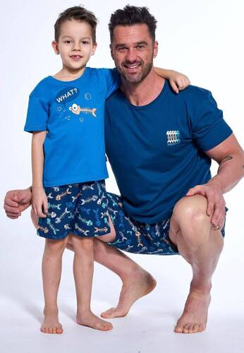 Піжама для хлопчика 789/120 ,790/120 Fishing Cornette, - синій