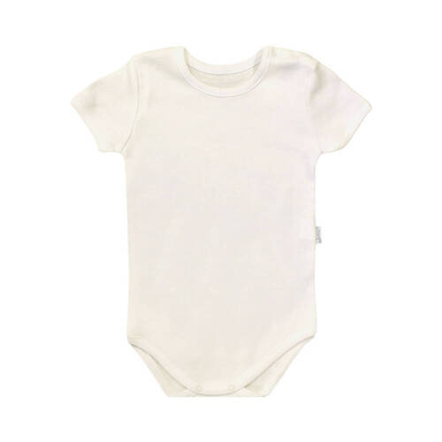 Дитячий боді з короткими рукавами 009 07 "Basic" Nicol - екрю