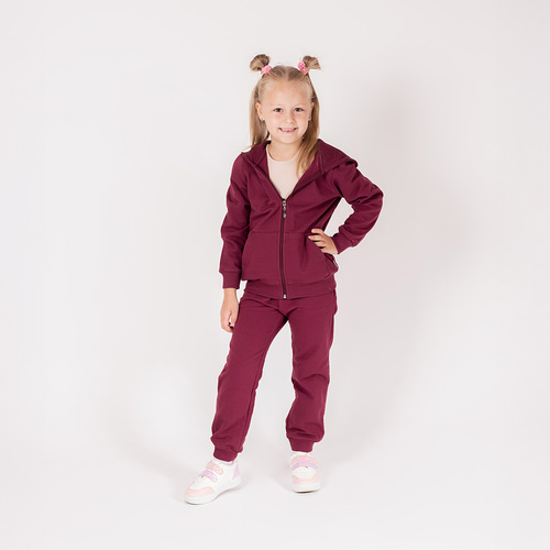 217273 Світшот з капюшоном Nicol Alisa – бордовий