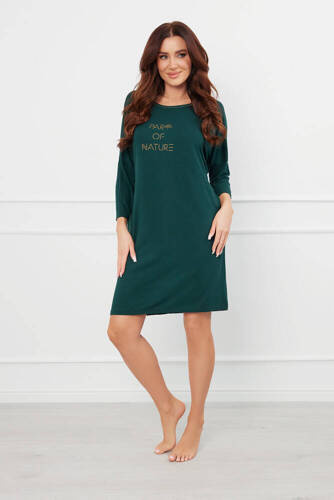 Жіноча нічна сорочка Natura Italian Fashion, - зелений
