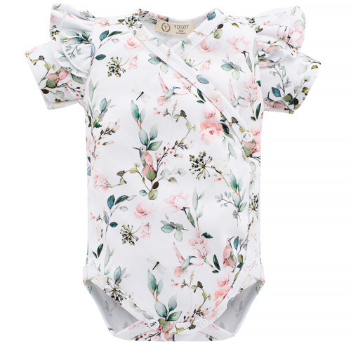 Дитяче боді з воланами Secret Garden on white Yosoy