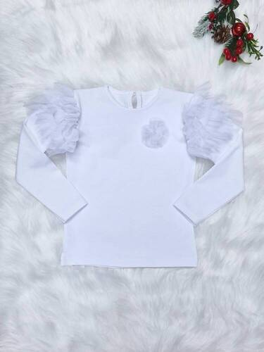 Кофта для дівчинки Carmen короткий рукав Bambarillo, - чорна