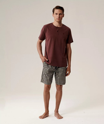 Піжама чоловіча  NMP-397  Atlantic,- сіро