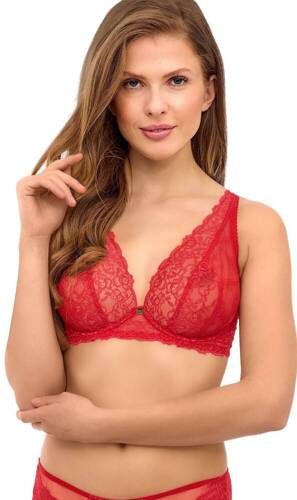 Бюстгальтер м'який 2505 bralette Lupoline, - бежевий/чорний