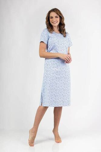 Нічна сорочка жіноча 149 Regina, - блакитний