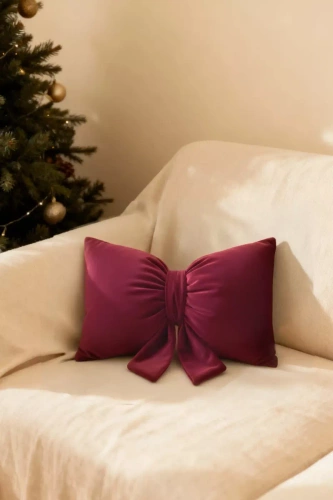 Різдвяна подушка-бант Spod Igły i Nitki