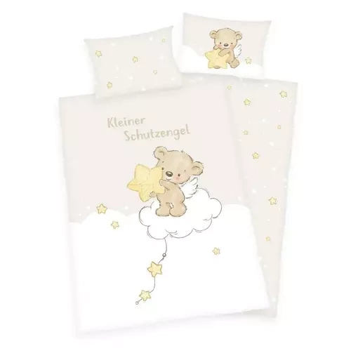 Комплект постільної білизни для ліжечка "Ведмедик ангелик" Herding, - бежевий