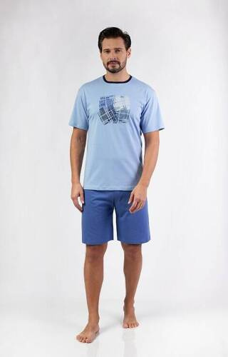 Піжама чоловіча 474 Regina, - блакитний