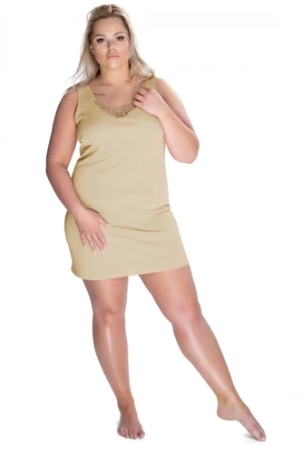 Жіноча нічна сорочка 86595 Lia Mewa,- бежевий