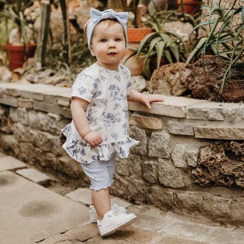 Блуза Botanic Eevi з коротким рукавом - біла