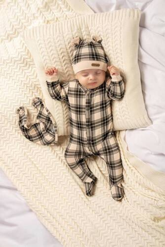 Дитячий чоловічок 163617 "Magia Świąt" Nicol, - клітинка: чорний/бежевий