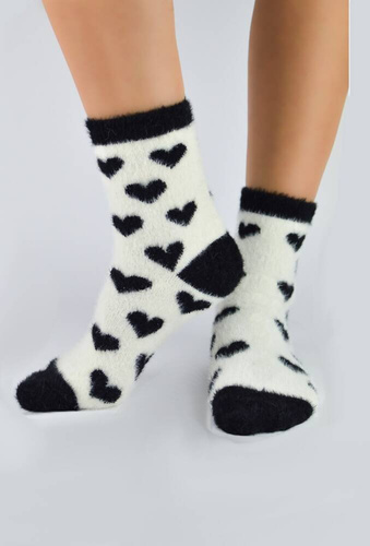 Шкарпетки жіночі SB033 Noviti, - кремовий