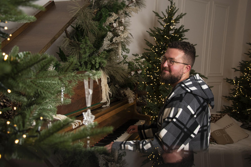 Чоловічий халат De Lafense 034 з капюшоном – Теплий, м’який домашній халат