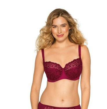 BS 899 Goldie Biustonosz półusztywniany Gaia- czerwona rumba