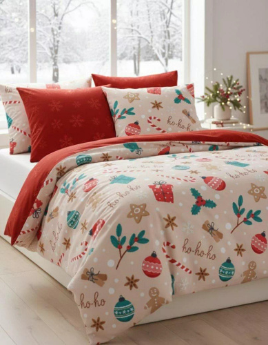Святкова двостороння постіль Scandic 082 Faro