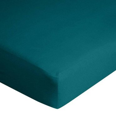 Простирадло jersey з резинкою на високий матрац Design91 бірюза