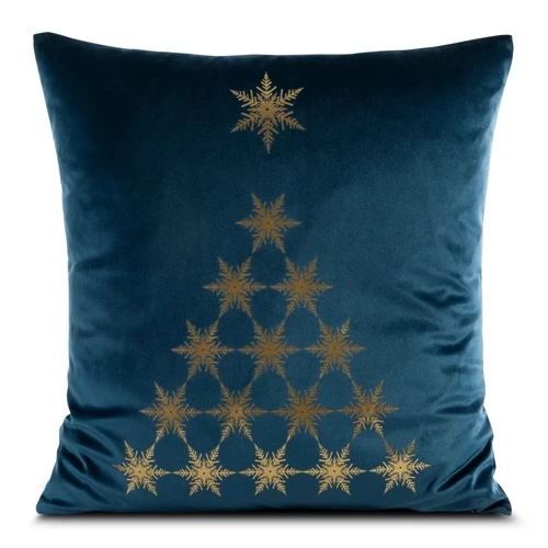 Декоративна наволочка Joy 2 Святкова ялинка Eurofirany - синій
