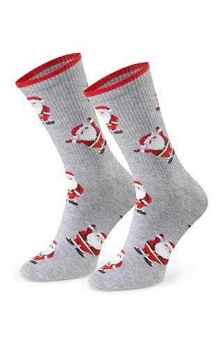 Steven Art.136 – чоловічі новорічні шкарпетки, кольорові візерунки, бавовняні - 166