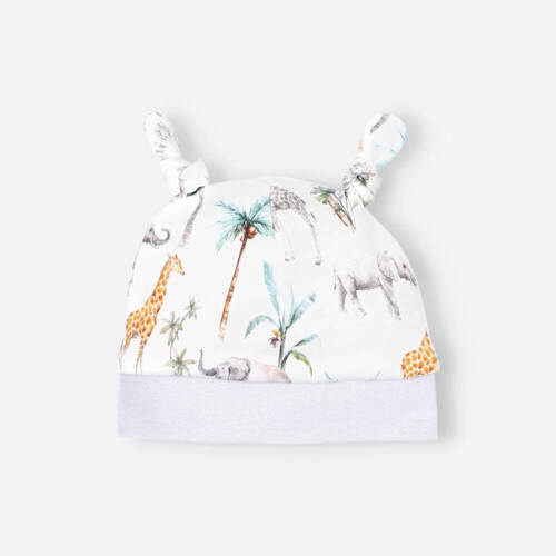 Дитяча шапочка з органічної бавовни Safari Adventure Nini