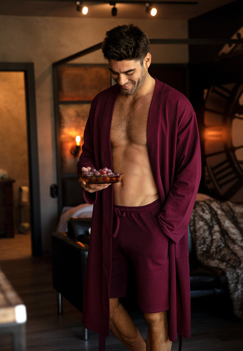 Халат чоловічий Harry Dkaren, - бордо