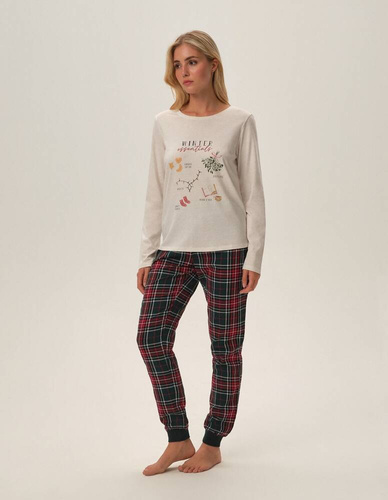 Піжама жіноча 41902 Florencia Henderson, -бежевий