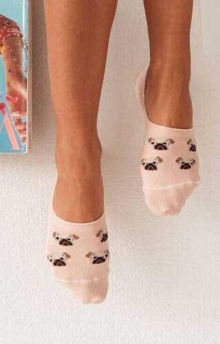 Короткі жіночі шкарпетки 0576 Mopsy Milena,- персиковий