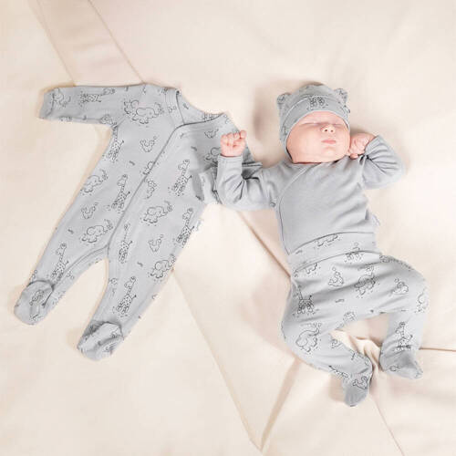 Комплект одягу для немовлят 480022 "Animals" Nicol, - сірий