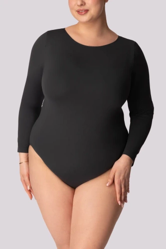 Жіноче боді Base longsleeve Mona, -сірий