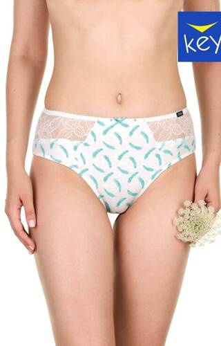 Набір трусиків жіночих  2шт LPC 971 A22  Key -м'ятний /білий