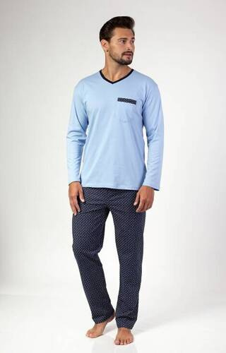 Піжама чоловіча 465 Regina, - блакитний