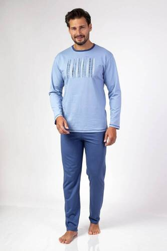 Піжама чоловіча 472 Regina, - блакитний