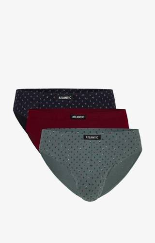 Чоловічі труси-сліпи 3MP-100 A'3 Atlantic, - темно-синій, вино, смарагд