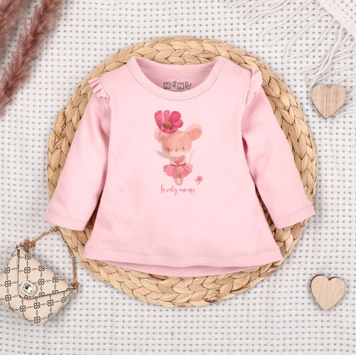 Nini Блузка для Немовляти Little Mouse 100% Органічна Бавовна, Польща