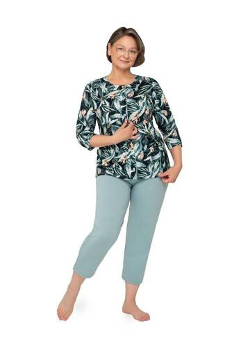 Піжама жіноча 201 Maria II Martel, - білий/біврюзовий