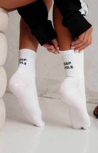 Шкарпетки жіночі 0200 Keep Smile Milena, - білий