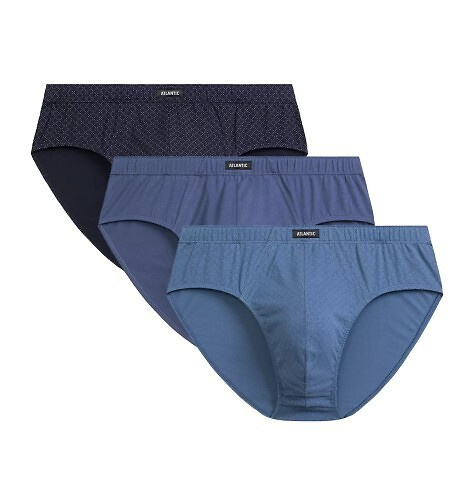 Набір трусів-сліпів чоловічих 3шт. 3MP-192 A'3 Atlantic, - темно-синій/синій/денім