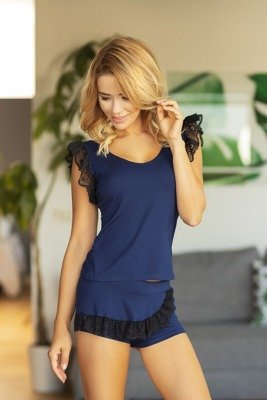 Комплект Tanis Kalimo – віскозний жіночий комплект із мереживною обробкою