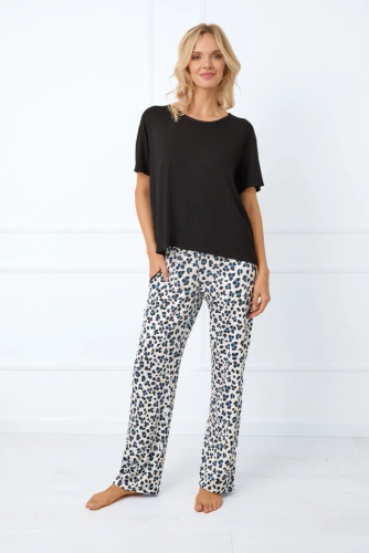 Жіноча піжама Savanna короткий рукав/штани Italian Fashion