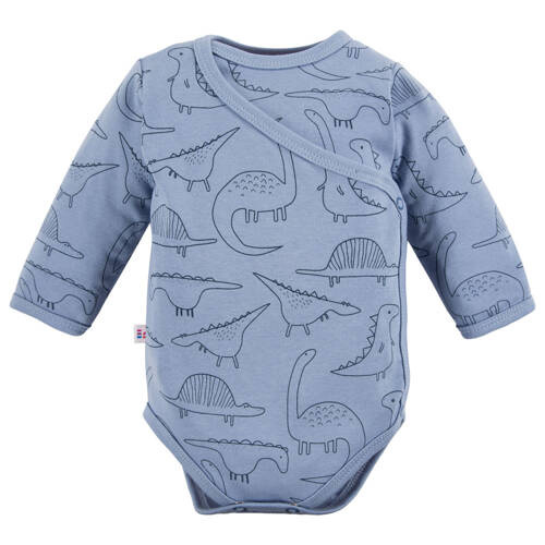 Дитяче боді з довгим рукавом Animals Eevi, - синій