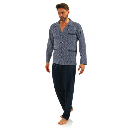 Чоловіча піжама 2281/01 Sesto Senso ,- темно -синій