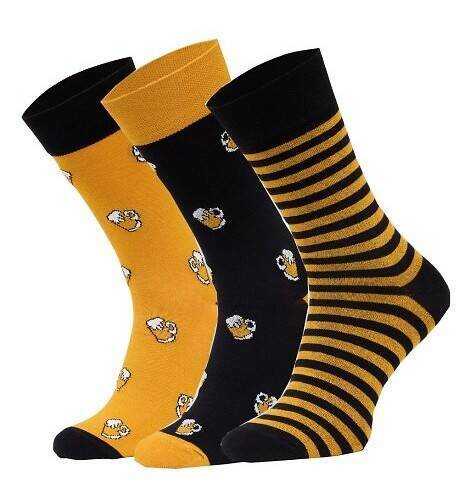 Подарунковий комплект шкарпеток A60 Premium A'3 Cornette, - гірчичний