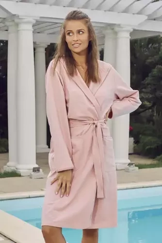 Халат жіночий Karina Italian Fashion, - пудрово-рожевий