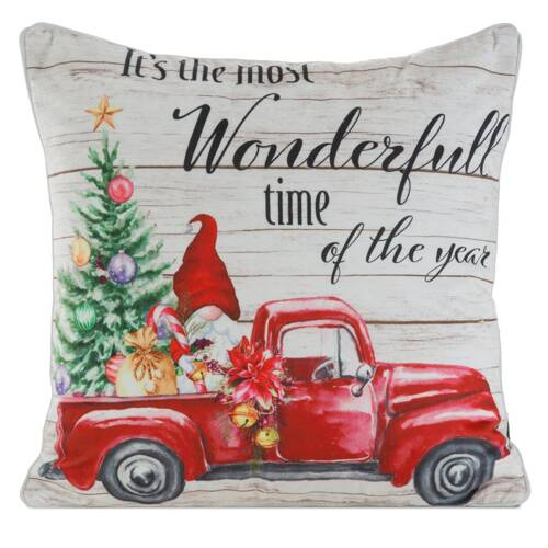 Велюрова декоративна наволочка Chp 123 Автомобіль Eurofirany, - білий