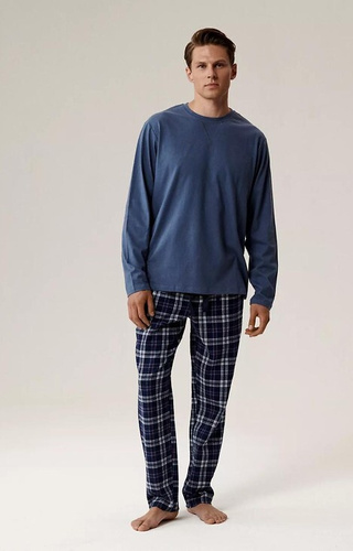 Чоловіча піжама Atlantic NMP-393 – бавовняна, фланелеві штани